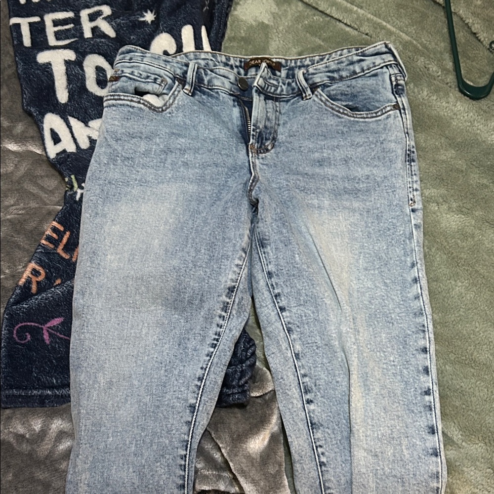 Dear John Light Wash Straight Leg Jeans
